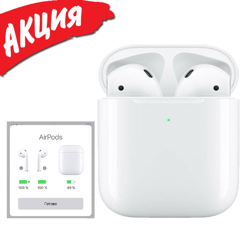 Беспроводные Наушники Apple AirPods 2 bluetooth наушники Аирподсы для Iphone Люкс 1в1 с кейсом, Белый
Беспроводные Наушники Apple AirPods 2 bluetooth наушники Аирподсы для Iphone Люкс 1в1 с кейсом, Белый
