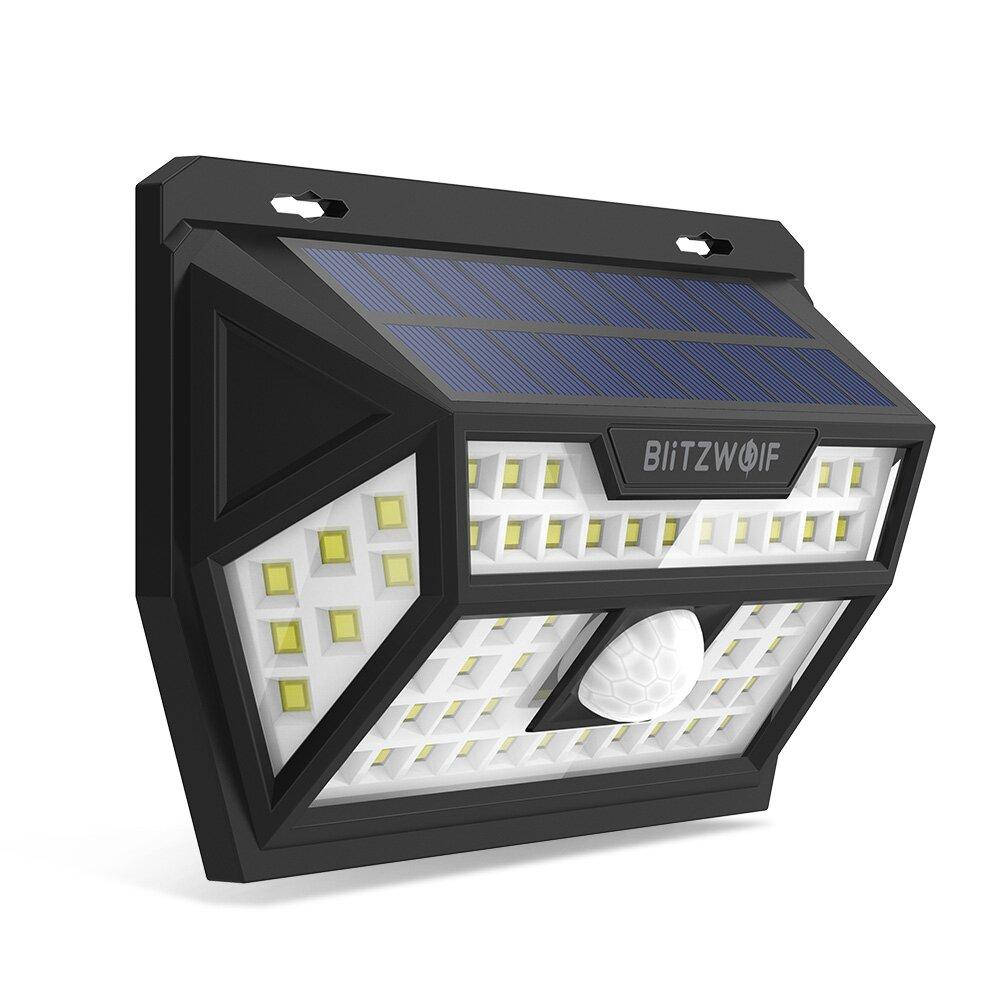 Светодиодный уличный светильник Blitzwolf BW-OLT1 с солнечной батареей и датчиком движения, Черный
Светодиодный уличный светильник Blitzwolf BW-OLT1 с солнечной батареей и датчиком движения, Черный
