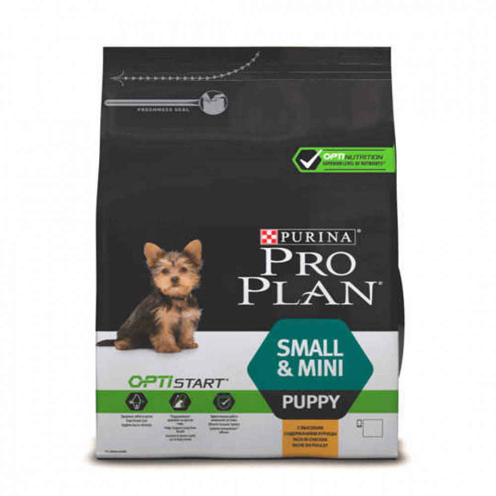 Сухой корм Purina Pro Plan Puppy Small & Mini Optistart для щенков мелких пород, с курицей, 3 кг
Сухой корм Purina Pro Plan Puppy Small & Mini Optistart для щенков мелких пород, с курицей, 3 кг