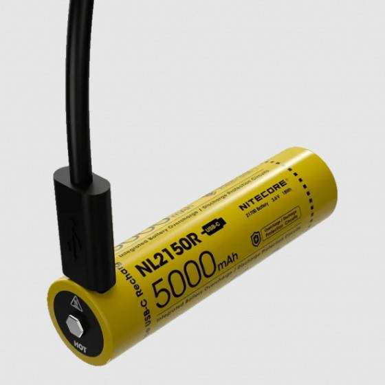 Аккумулятор 21700 (5000mAh) Nitecore NL2150R
Аккумулятор 21700 (5000mAh) Nitecore NL2150R