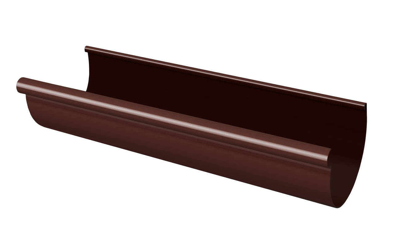 Желоб водосточный RainWay 130 3м коричневый 
Желоб водосточный RainWay 130 3м коричневый