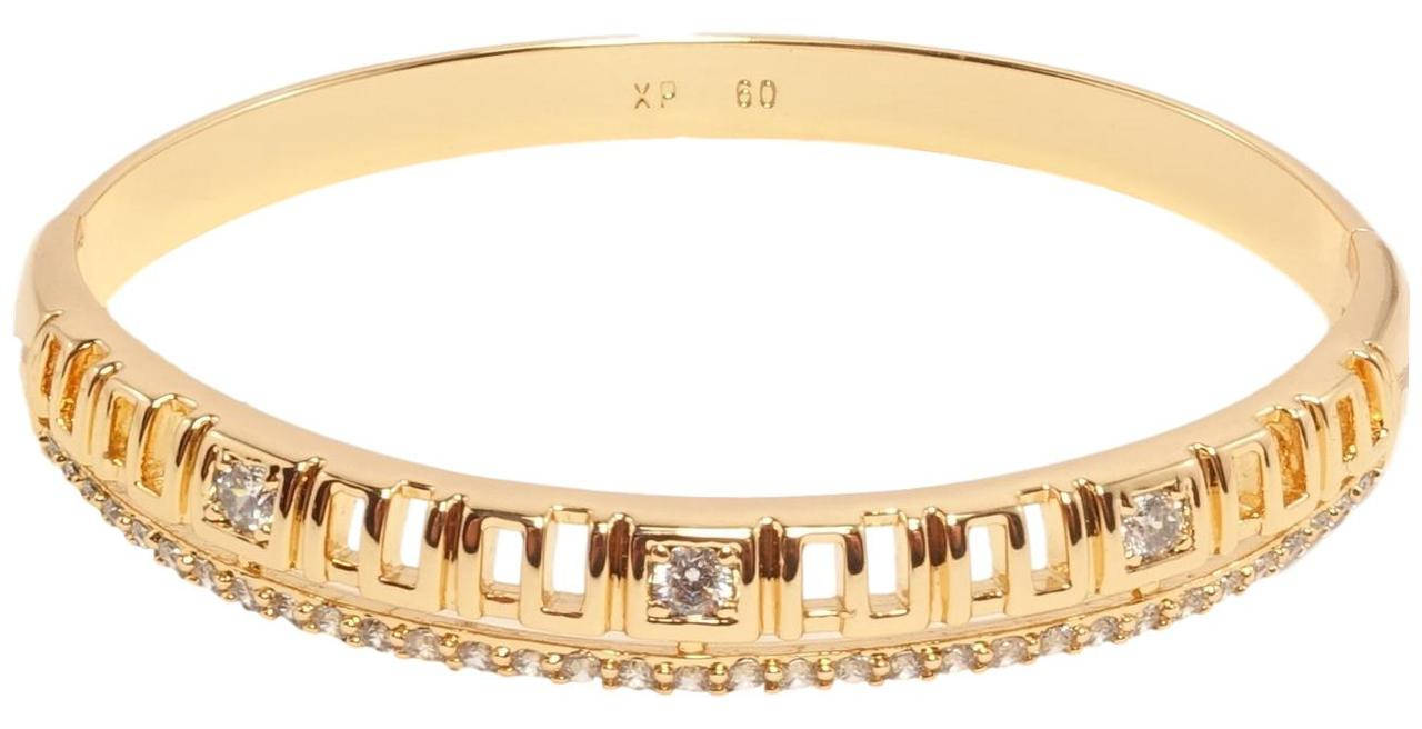 Браслет Xuping Позолота 18K "Декоративный орнамент с вырезами и дорожкой циркония" ø 6,5см
Браслет Xuping Позолота 18K "Декоративный орнамент с вырезами и дорожкой циркония" ø 6,5см