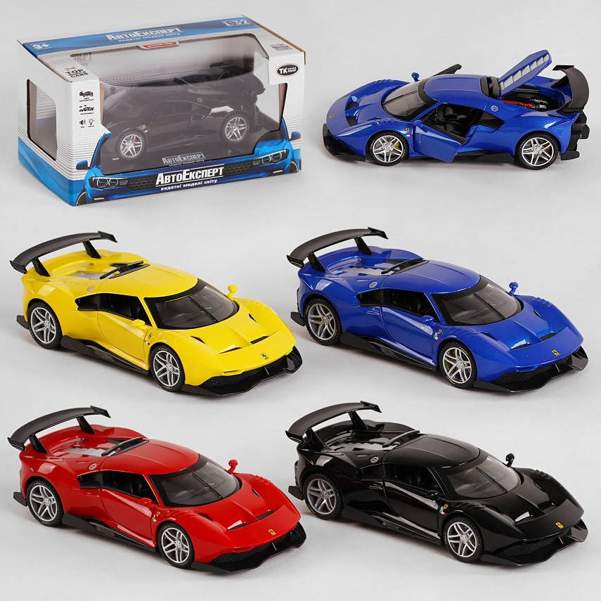 Игрушечная инерционная металлическая машинка AutoExpert TK-11631 - Ferrari SF90 Stradale, Разные цвета
Игрушечная инерционная металлическая машинка AutoExpert TK-11631 - Ferrari SF90 Stradale, Разные цвета