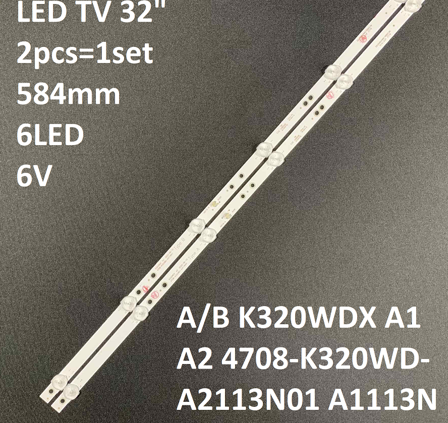 LED підсвітка TV Philips 32“ 6LED SW CQC E486558 471R1P79 584mm*12mm*1.0T 2pcs =1set
LED підсвітка TV Philips 32“ 6LED SW CQC E486558 471R1P79 584mm*12mm*1.0T 2pcs =1set