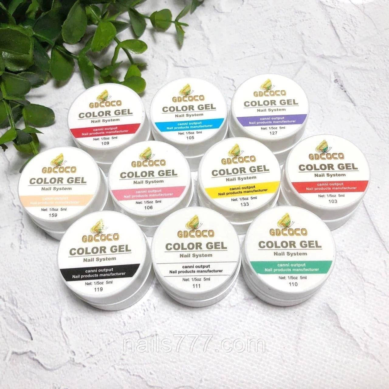 Набор гель краски СОСО для рисования 5гр, 10шт 
Набор гель краски СОСО для рисования 5гр, 10шт