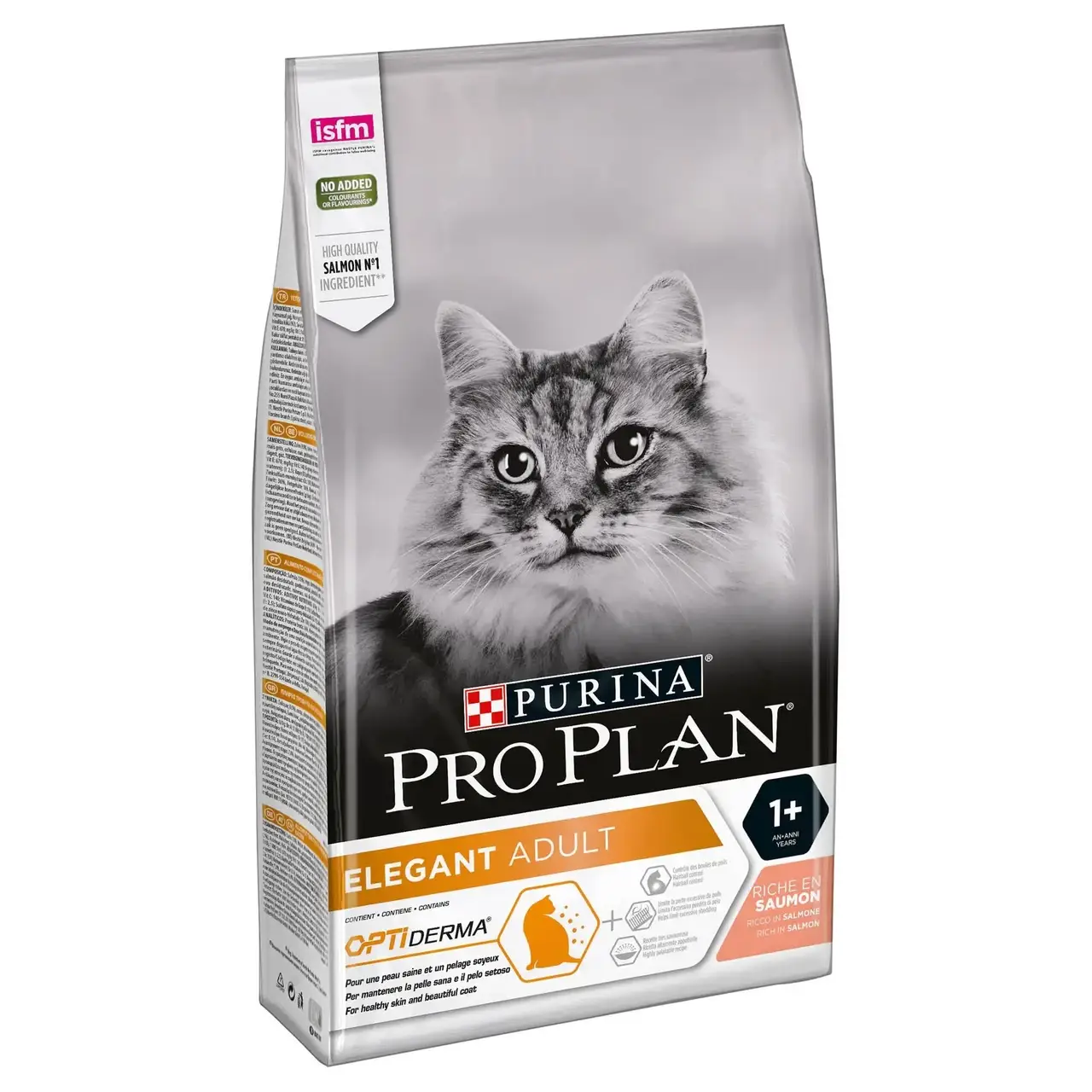 Сухой корм для кошек шерсть которых требует дополнительного ухода Pro Plan Elegant Adult Salmon 1,5 кг. лосось
Сухой корм для кошек шерсть которых требует дополнительного ухода Pro Plan Elegant Adult Salmon 1,5 кг. лосось