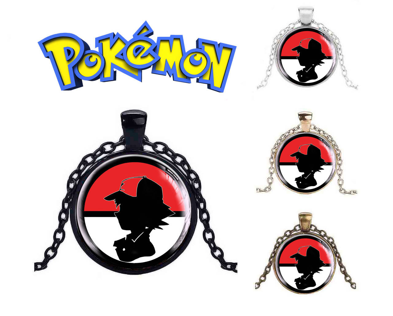 Кулон Эш и покебол Покемон 
Кулон Эш и покебол Покемон