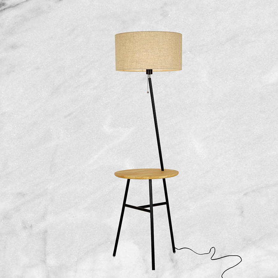 Торшер с деревянным столиком в скандинавском стиле "Wood table" (918-F8332-1 WOOD), Черный
Торшер с деревянным столиком в скандинавском стиле "Wood table" (918-F8332-1 WOOD), Черный