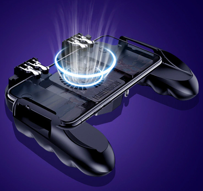 Геймпад Union H9 Pro для игры в 6 пальцев с охлаждением и повербанком 2000mAh PUBG Mobile COD Warface Fortnite
Геймпад Union H9 Pro для игры в 6 пальцев с охлаждением и повербанком 2000mAh PUBG Mobile COD Warface Fortnite
