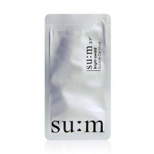 Кислородная маска Su:m37° White Award Bubble De Mask (5 мл)
Кислородная маска Su:m37° White Award Bubble De Mask (5 мл)