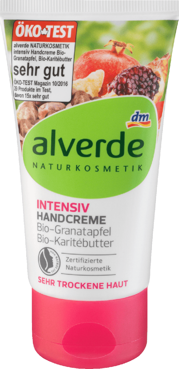 Органический интенсивный крем для рук alverde NATURKOSMETIK Intensiv Bio-Granatapfel, 75 ml
Органический интенсивный крем для рук alverde NATURKOSMETIK Intensiv Bio-Granatapfel, 75 ml