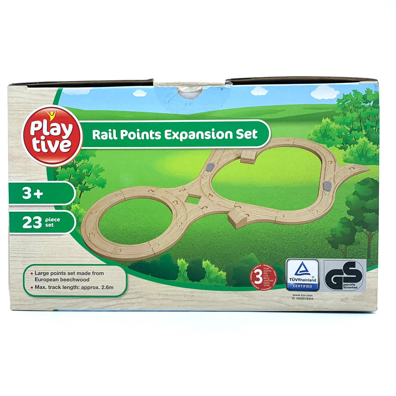 Набор дополнительных элементов для деревянной железной дороги PlayTive XL, Ikea, Brio, Viga Toys (23 элемента)
Набор дополнительных элементов для деревянной железной дороги PlayTive XL, Ikea, Brio, Viga Toys (23 элемента)