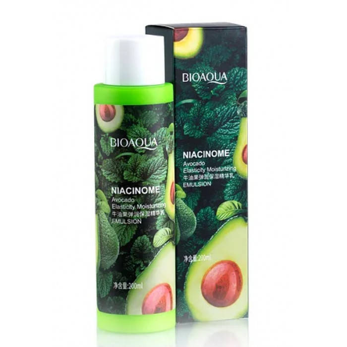 Питательная эмульсия для лица BIOAQUA Niacinome Avocado Elasticity Moisturizing Emulsion с авокадо 200 мл
Питательная эмульсия для лица BIOAQUA Niacinome Avocado Elasticity Moisturizing Emulsion с авокадо 200 мл