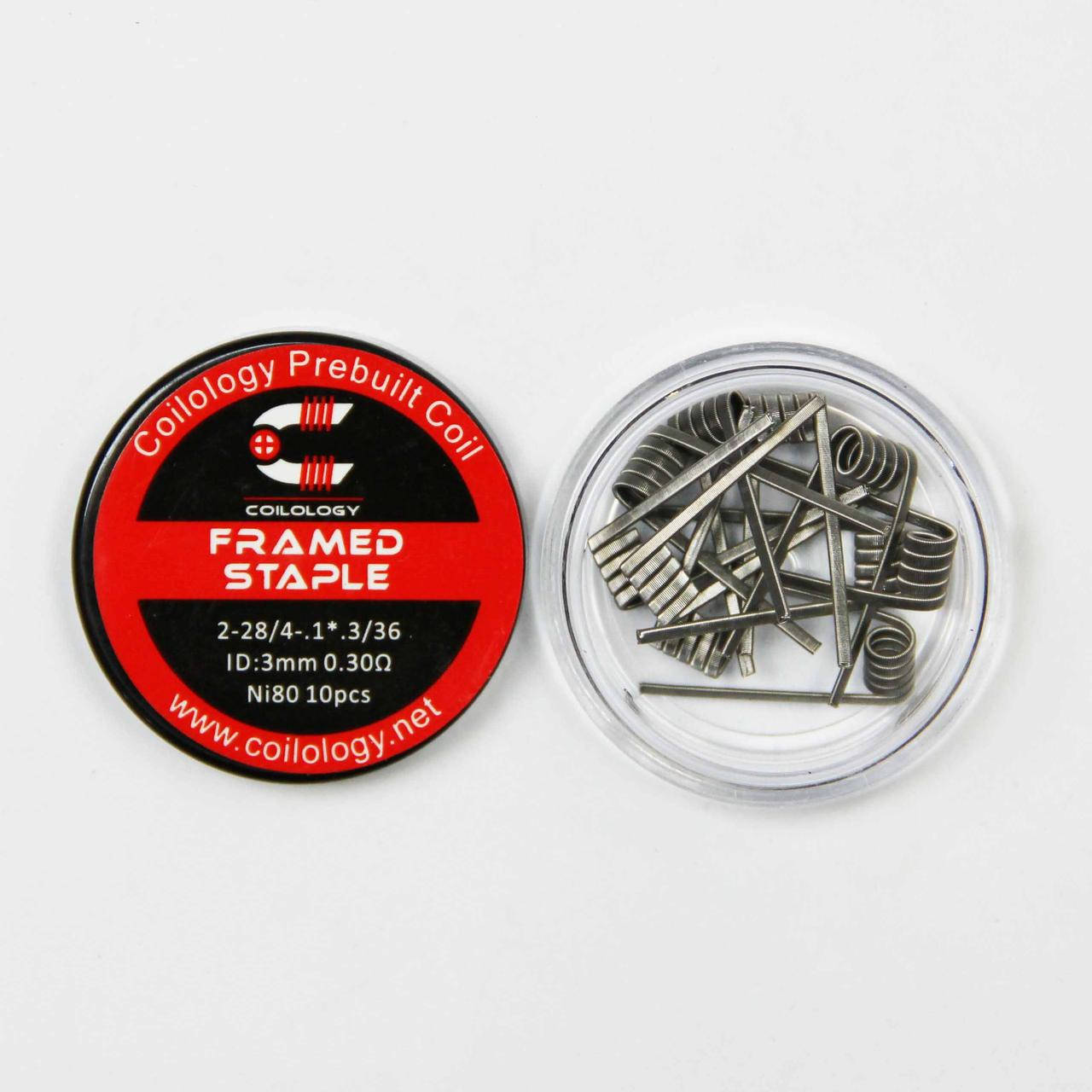 Coilology Ni80 Fused Clapton ,Tri-core ,Framed Staple ,Juggernaut Coil (спираль) Framed Staple 2/28 / 4-3. * .1 / 36 (3мм) (0,3 Ом)
Coilology Ni80 Fused Clapton ,Tri-core ,Framed Staple ,Juggernaut Coil (спираль) Framed Staple 2/28 / 4-3. * .1 / 36 (3мм) (0,3 Ом)