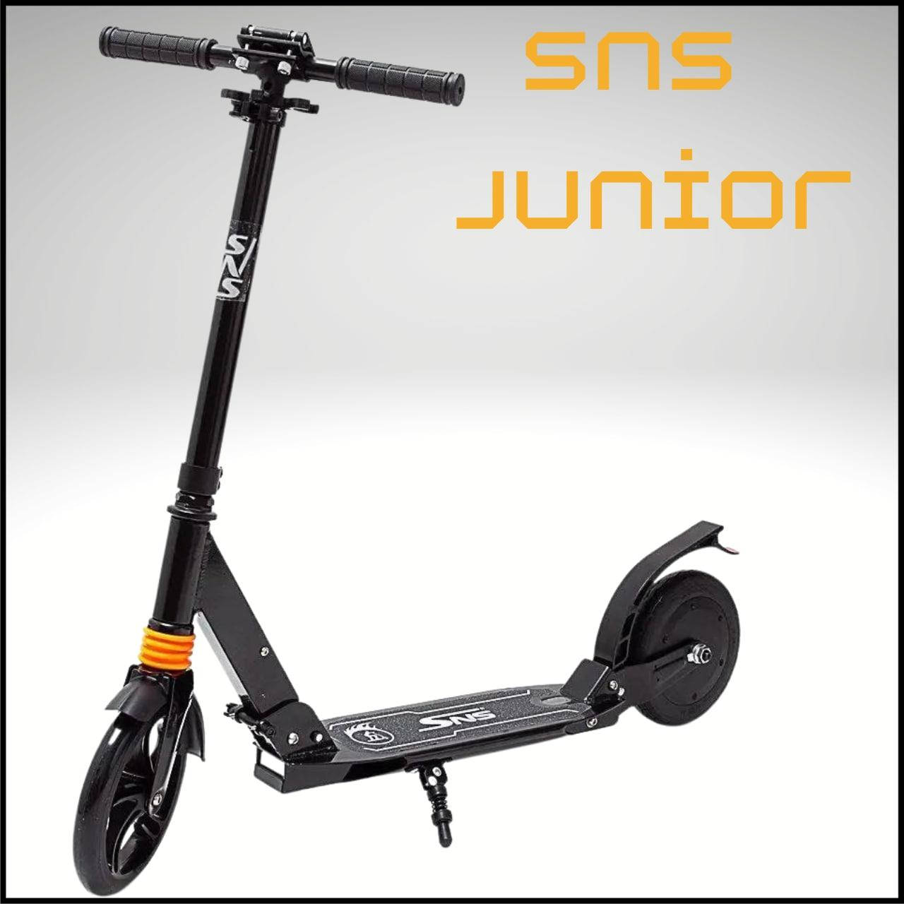 Электросамокат складной для детей взрослых SNS Junior 8 дюймов 120W до 80 кг 15 км/ч чёрный
Электросамокат складной для детей взрослых SNS Junior 8 дюймов 120W до 80 кг 15 км/ч чёрный