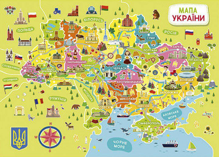 Пазл DoDo "Карта Украины" 300109 
Пазл DoDo "Карта Украины" 300109