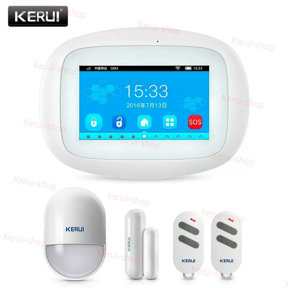 Беспроводная сигнализация Kerui KR-K5, 4,3 дюйма, 99 зон, WiFi, 3G для охраны дома. дачи. офиса, гаража.
Беспроводная сигнализация Kerui KR-K5, 4,3 дюйма, 99 зон, WiFi, 3G для охраны дома. дачи. офиса, гаража.