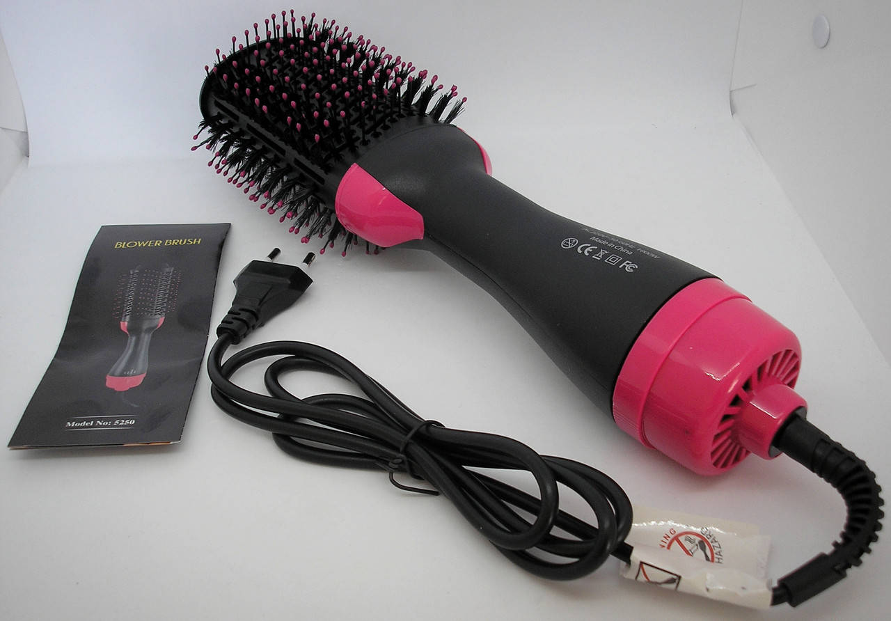 Фен щетка стайлер расчёска для сушки и укладки волос One Step Hair Dryer and Styler 3 в 1
Фен щетка стайлер расчёска для сушки и укладки волос One Step Hair Dryer and Styler 3 в 1