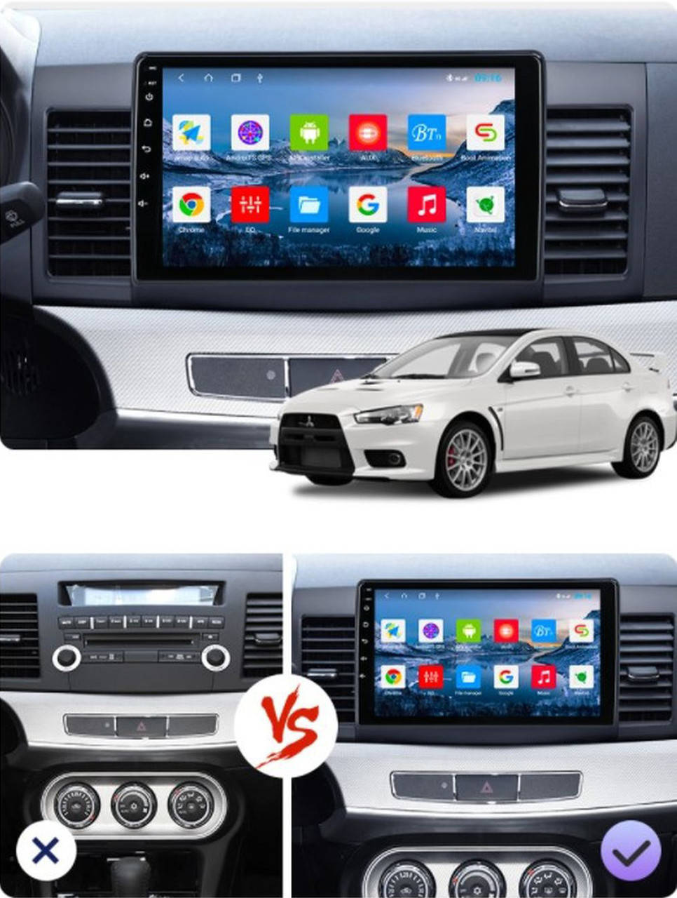 Штатная Android Магнитола на Mitsubishi Lancer 10 2008-2015 Model 3G-WiFi-solution 2/32 ГБ
Штатная Android Магнитола на Mitsubishi Lancer 10 2008-2015 Model 3G-WiFi-solution 2/32 ГБ