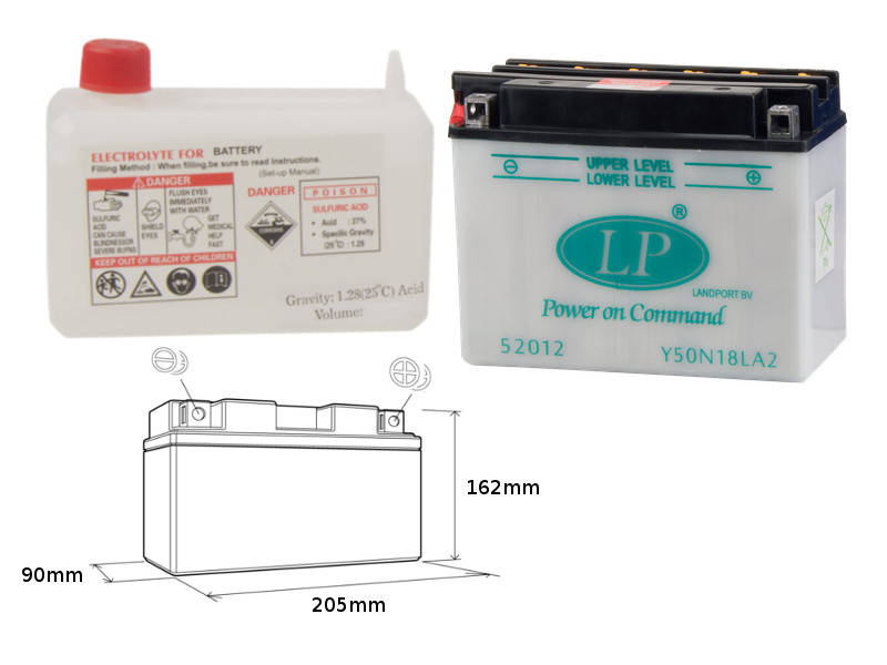 LANDPORT АККУМУЛЯТОР Y50N18LA2 12V 20AH 206X91X164 (G50N18LA2) (С ЕЛЕКТРОЛИТОМ)/Y50N18LA2/EL L
LANDPORT АККУМУЛЯТОР Y50N18LA2 12V 20AH 206X91X164 (G50N18LA2) (С ЕЛЕКТРОЛИТОМ)/Y50N18LA2/EL L