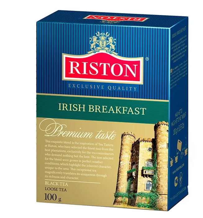 Чай черный листовой Ристон Ирландский завтрак с бергамотом 100 г
Чай черный листовой Ристон Ирландский завтрак с бергамотом 100 г