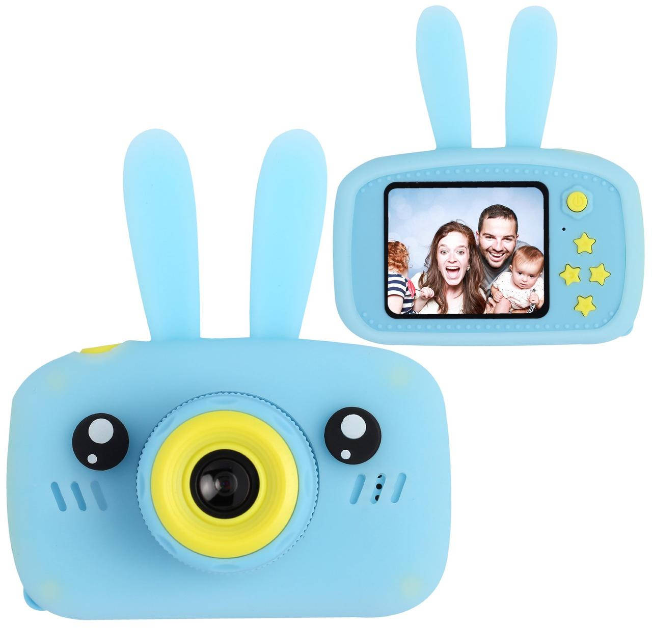 Детский цифровой фотоаппарат Smart Kids TOY G9 Зайчик Голубой 2 камеры 20MP Full HD 1080P
Детский цифровой фотоаппарат Smart Kids TOY G9 Зайчик Голубой 2 камеры 20MP Full HD 1080P