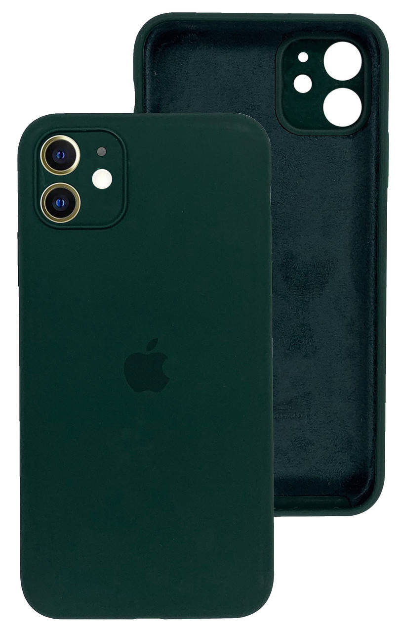 Чехол-накладка Silicone case Full Camera Protective для IPhone 11 Forest green темно зелёный
Чехол-накладка Silicone case Full Camera Protective для IPhone 11 Forest green темно зелёный