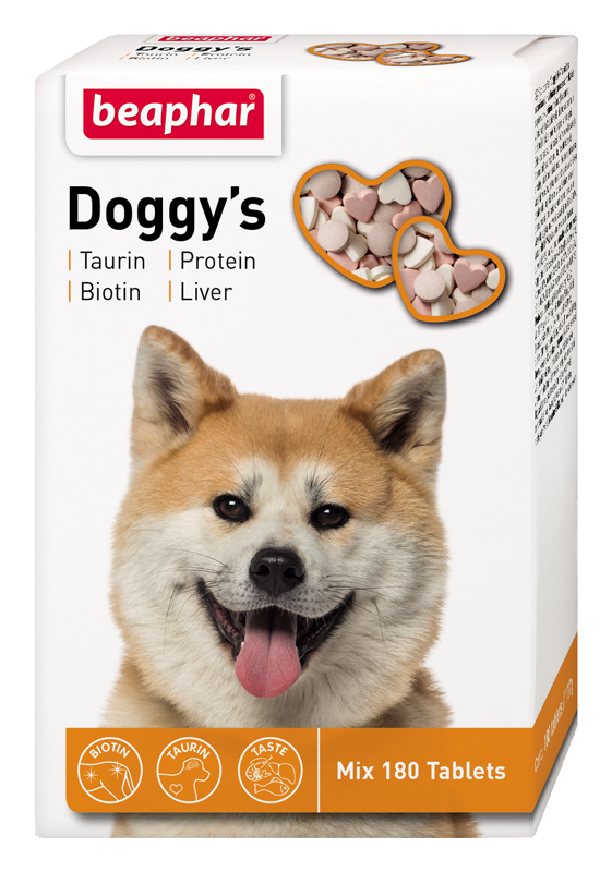 Beaphar Doggy's Mix 180таб- витамины для собак для собак с таурином, биотином, протеином и печенью (12568)
Beaphar Doggy's Mix 180таб- витамины для собак для собак с таурином, биотином, протеином и печенью (12568)