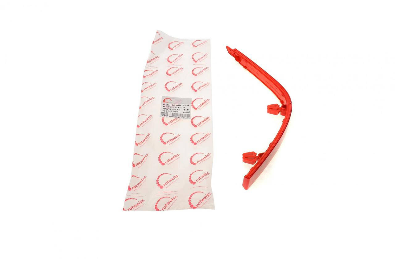 Отражатель бампера заднего/правый (катафот) Volkswagen T6 15- (RWS2319) ROTWEISS 
Отражатель бампера заднего/правый (катафот) Volkswagen T6 15- (RWS2319) ROTWEISS