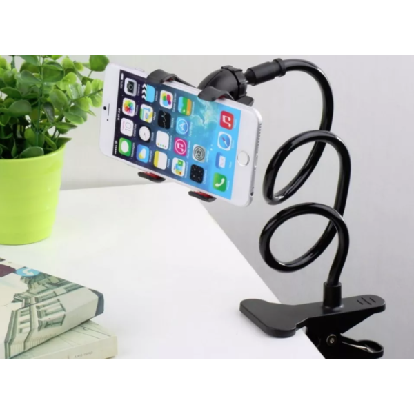 Держатель для телефона гибкий металлический с креплением на стол Lazy Holder Черный (000686)
Держатель для телефона гибкий металлический с креплением на стол Lazy Holder Черный (000686)