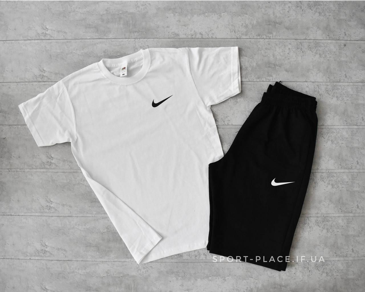 Летний комплект шорты и футболка Nike (Найк) (белая футболка , черные шорты) маленький логотип M, 48, Белый
Летний комплект шорты и футболка Nike (Найк) (белая футболка , черные шорты) маленький логотип M, 48, Белый