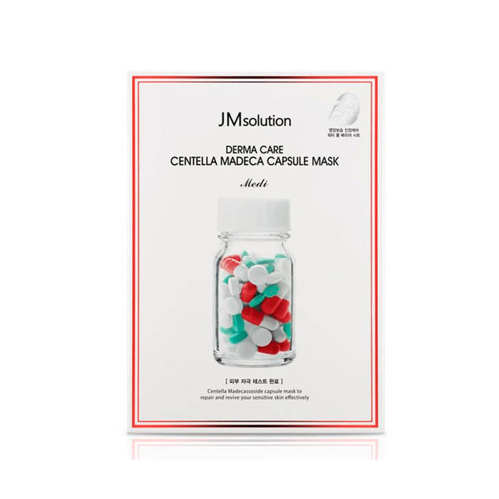 Маска тканевая с экстрактом центеллы JM Solution Derma Care Centella Repair Capsule Mask
Маска тканевая с экстрактом центеллы JM Solution Derma Care Centella Repair Capsule Mask
