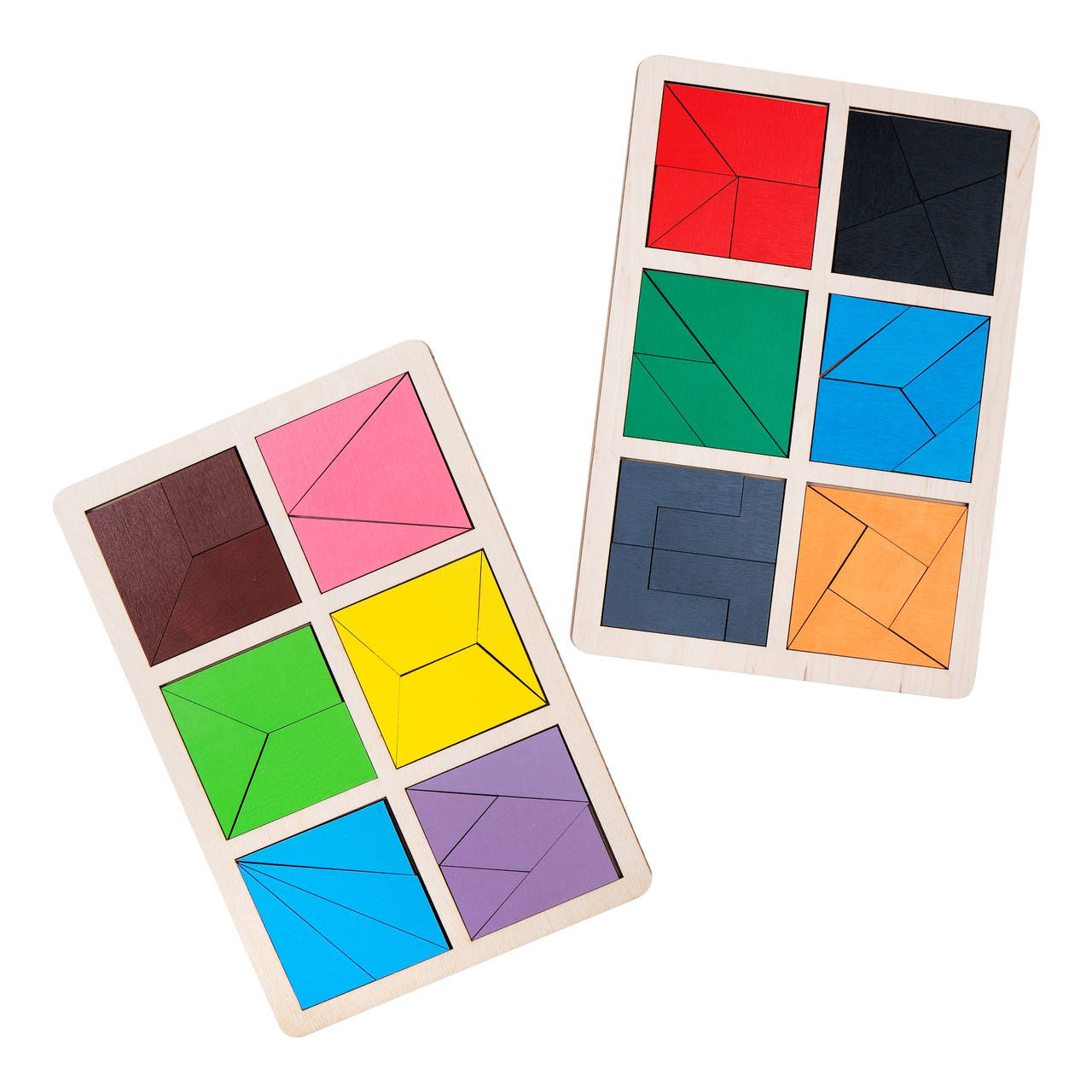 Дидактическая игра "Сложи квадрат 2" от KomarovToys. А 391 
Дидактическая игра "Сложи квадрат 2" от KomarovToys. А 391