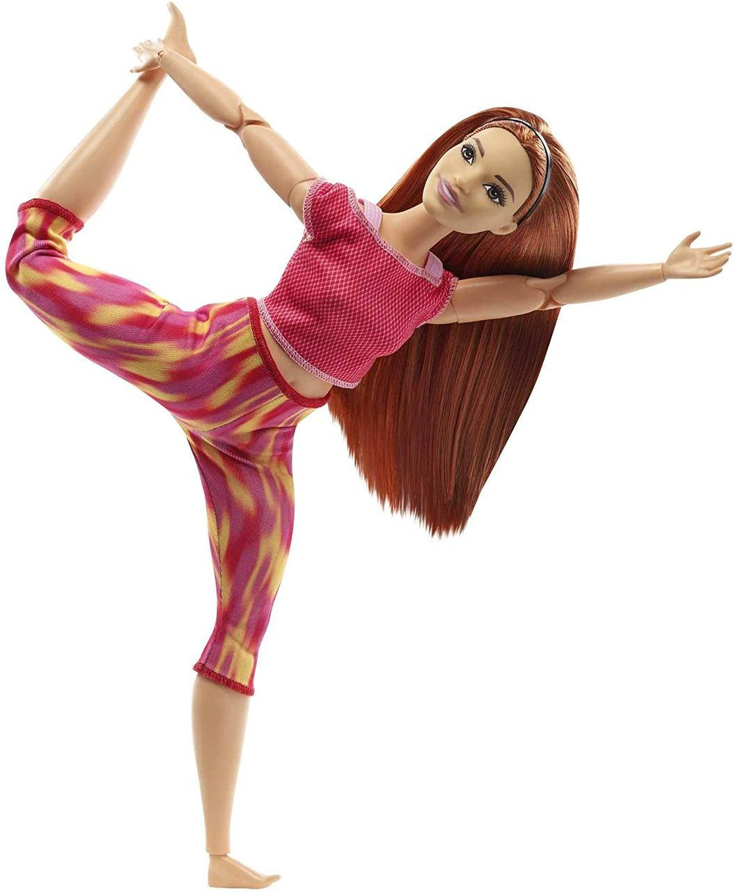 Оригинальная Рыжая Кукла Барби Йога из серии "Двигайся как Я" Barbie Made to Move Straight Red Hair (GXF07)
Оригинальная Рыжая Кукла Барби Йога из серии "Двигайся как Я" Barbie Made to Move Straight Red Hair (GXF07)