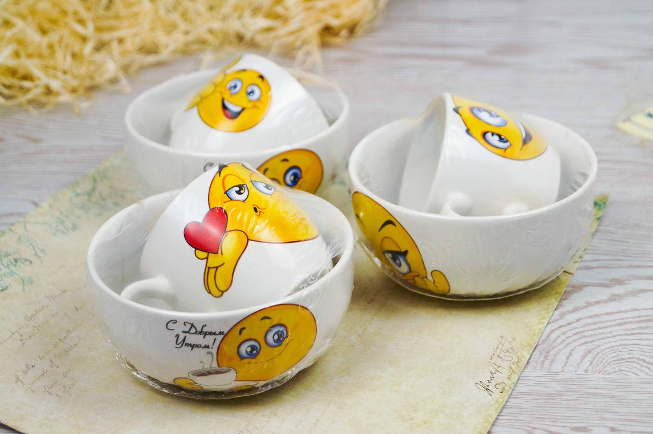 Детский набор посуды Смайлик в ассортименте. 
Детский набор посуды Смайлик в ассортименте.