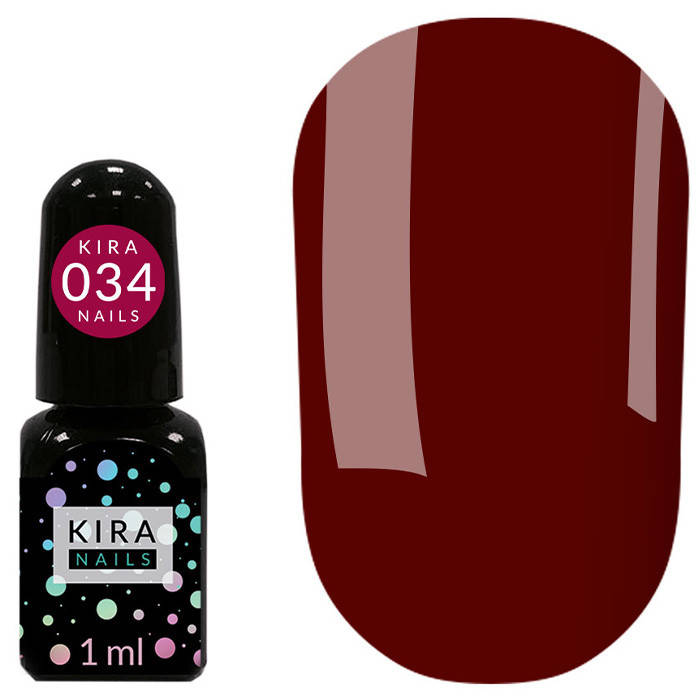 Гель-лак Kira Nails Mini №034, 1 мл 
Гель-лак Kira Nails Mini №034, 1 мл