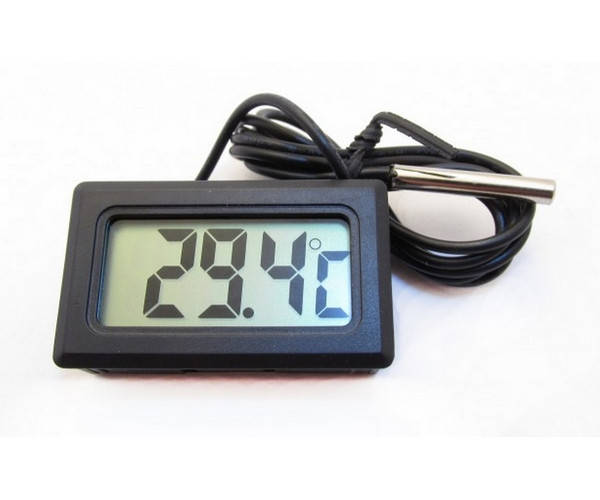 Термометр цифровой TL8009 с выносным датчиком 1м (два элемента LR44, 1,5V) (ТРМ-10) , черный
Термометр цифровой TL8009 с выносным датчиком 1м (два элемента LR44, 1,5V) (ТРМ-10) , черный