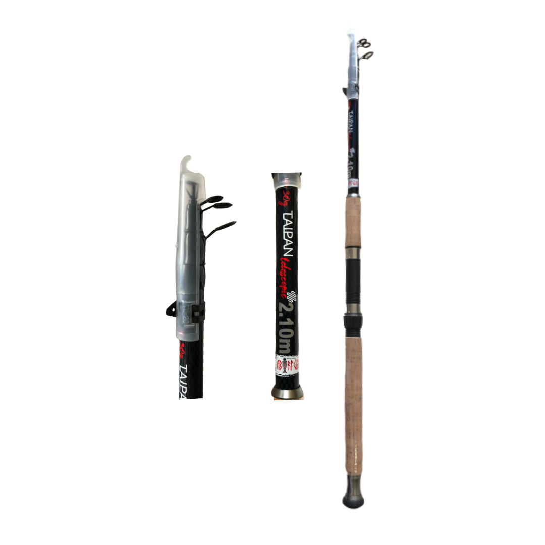 Спінінг телескопічний TAIPAN 4-30г 2,40м 
Спінінг телескопічний TAIPAN 4-30г 2,40м