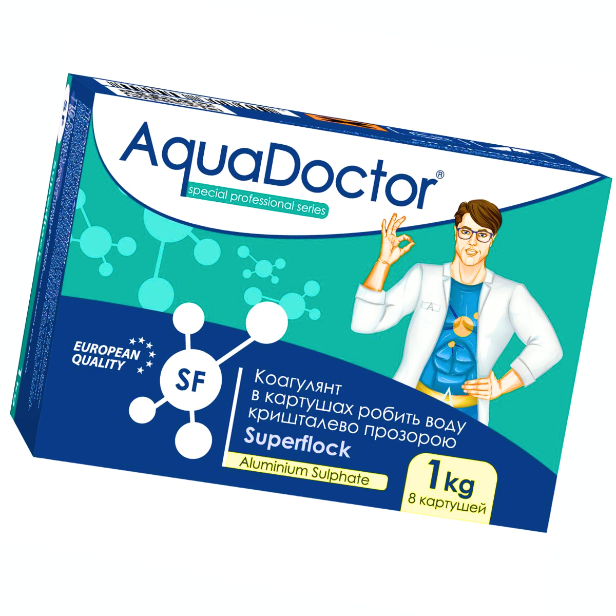 Коагулянт в картушах AquaDoctor Superflock 1 кг
Коагулянт в картушах AquaDoctor Superflock 1 кг