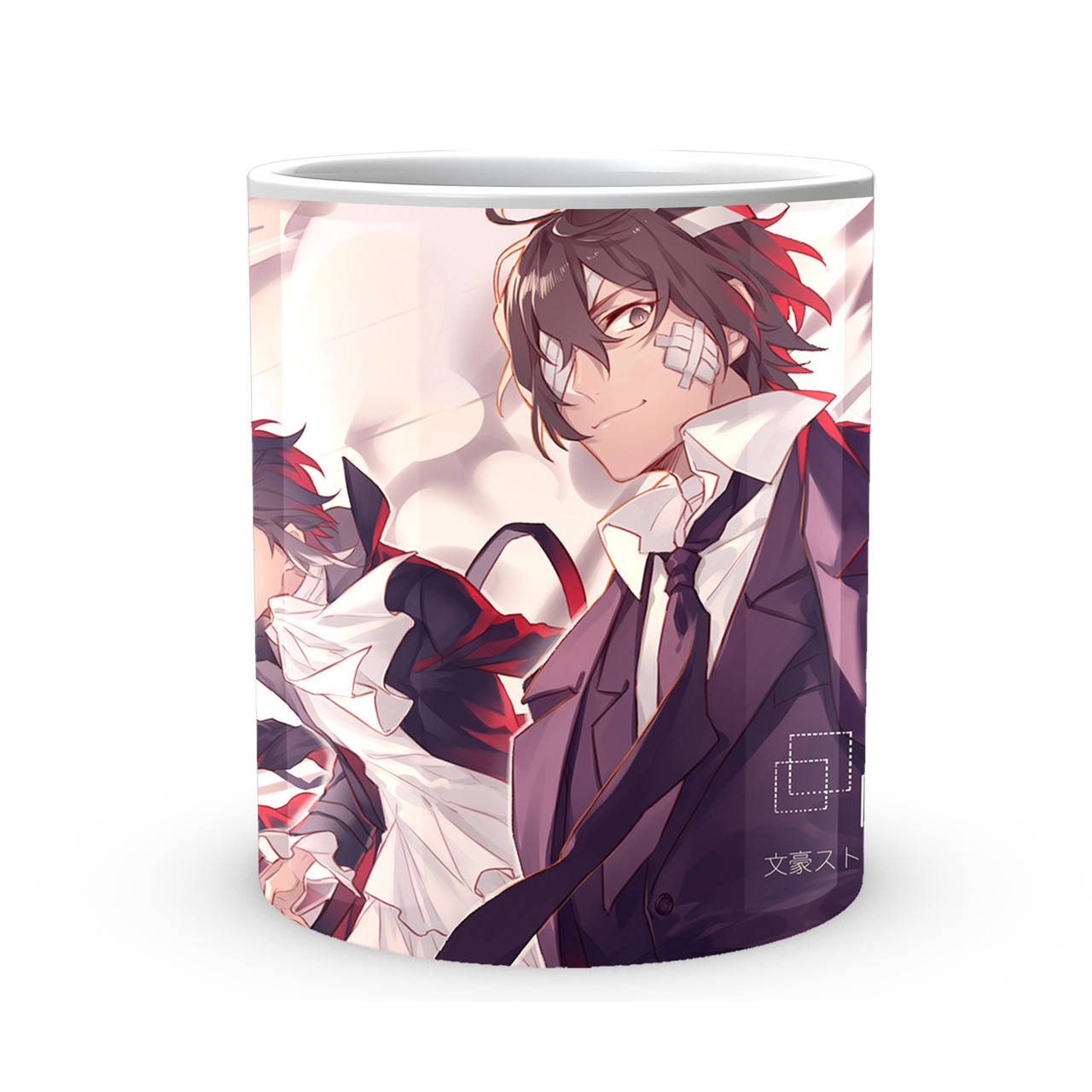 Кружка GeekLand Проза Бродячих Псов Bungo Stray Dogs fight SD 02.02, Белый