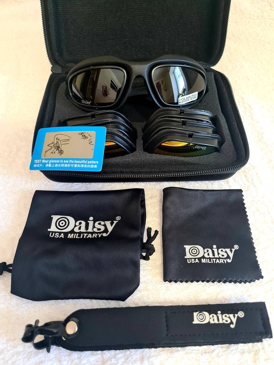 Тактические очки Daisy C5 с поляризацией / Очки баллистические / велоочки / очки для велосипедистов / велоочки
Тактические очки Daisy C5 с поляризацией / Очки баллистические / велоочки / очки для велосипедистов / велоочки