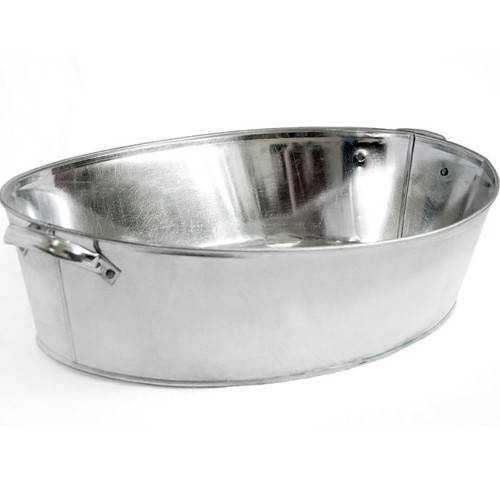 Таз оцинкованный, овальный 21л 
Таз оцинкованный, овальный 21л