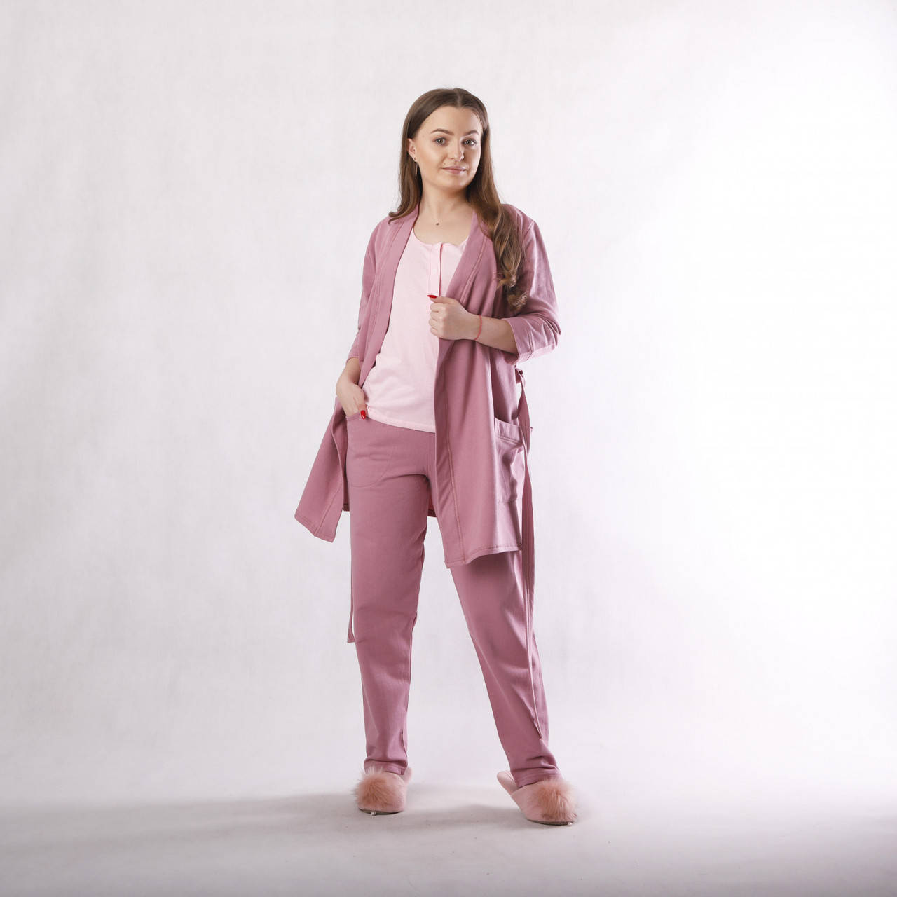 Комплект женский домашний байковый 21042 Mindal Soft коттон / начес Лиловый с розовым 42-44
Комплект женский домашний байковый 21042 Mindal Soft коттон / начес Лиловый с розовым 42-44