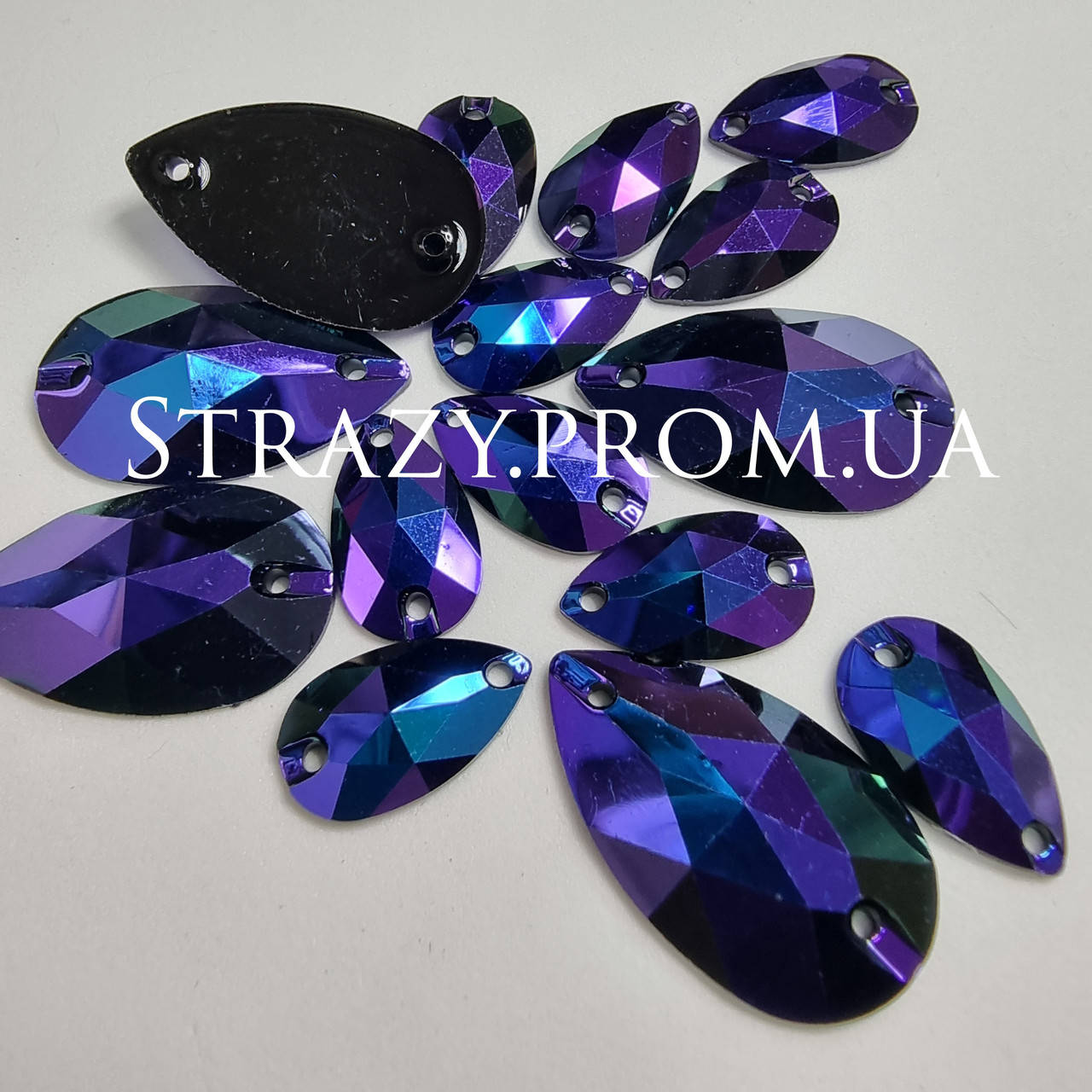 Капля 10х18мм. DARK AMETHYST AB Смола 
Капля 10х18мм. DARK AMETHYST AB Смола