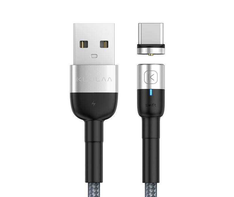 Магнитный кабель USB to Type-C (1m) 2.4 A зарядный шнур для телефона KUULAA (KL-X23) Silver
Магнитный кабель USB to Type-C (1m) 2.4 A зарядный шнур для телефона KUULAA (KL-X23) Silver