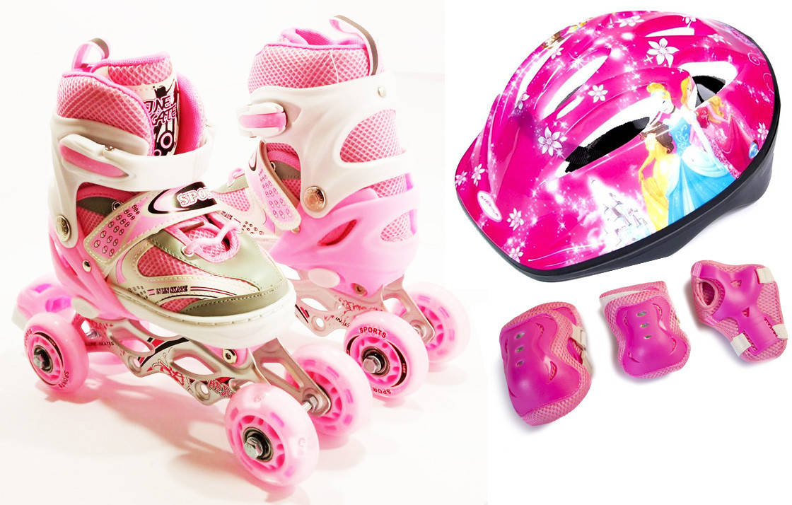 Детские ролики для начинающих квады + Защита + Шлем размер 29-33 и 34-37 LikeStar (2в1) розовый цвет Y1
Детские ролики для начинающих квады + Защита + Шлем размер 29-33 и 34-37 LikeStar (2в1) розовый цвет Y1