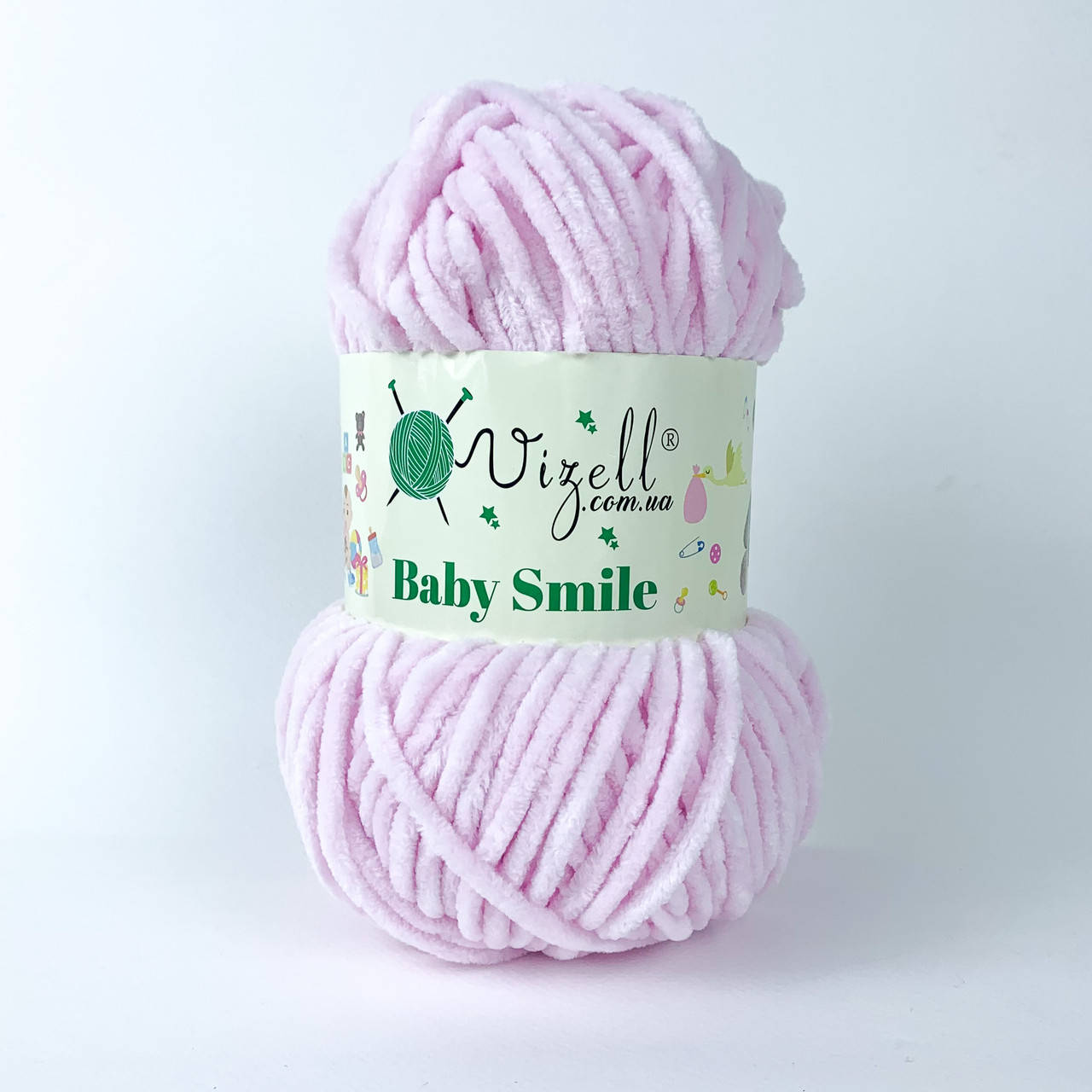 Vizell Baby Smile (Визелл Беби Смаил) № 006 пастельно-розовый (Пряжа плюшевая, нитки велюр для вязания)
Vizell Baby Smile (Визелл Беби Смаил) № 006 пастельно-розовый (Пряжа плюшевая, нитки велюр для вязания)