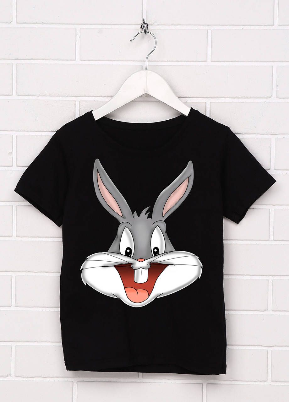 Крутая женская футболка Bugs Bunny, Черный 
Крутая женская футболка Bugs Bunny, Черный