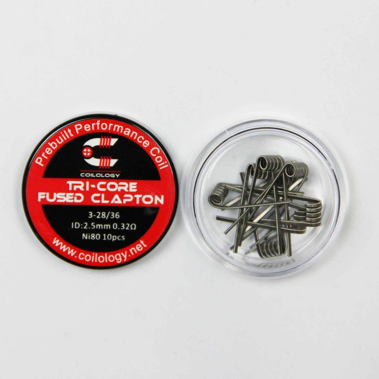Coilology Ni80 Fused Clapton ,Tri-core ,Framed Staple ,Juggernaut Coil (спираль) Tri-core Fused Clapton 3-28 / 36 (2,5мм) (0,32 Ом)
Coilology Ni80 Fused Clapton ,Tri-core ,Framed Staple ,Juggernaut Coil (спираль) Tri-core Fused Clapton 3-28 / 36 (2,5мм) (0,32 Ом)