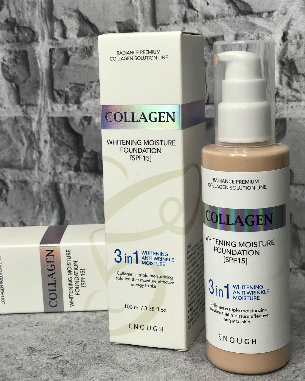 ТОН 13 Collagen Whitening Moisture Foundation SPF 15✨ 
ТОН 13 Collagen Whitening Moisture Foundation SPF 15✨